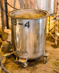 Distillation of lavender Distillation of lavender